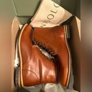 ?NWT?Nisolo Men’s Andres All-Weather Water Resistant Boot - Brandy - Size 12.5 Nisolo | Shoes | Nwtnisolo Mens Andres Allweather Water  main image 4